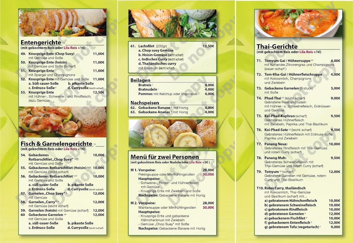 DAO ASIA FOOD Photo Menu 1