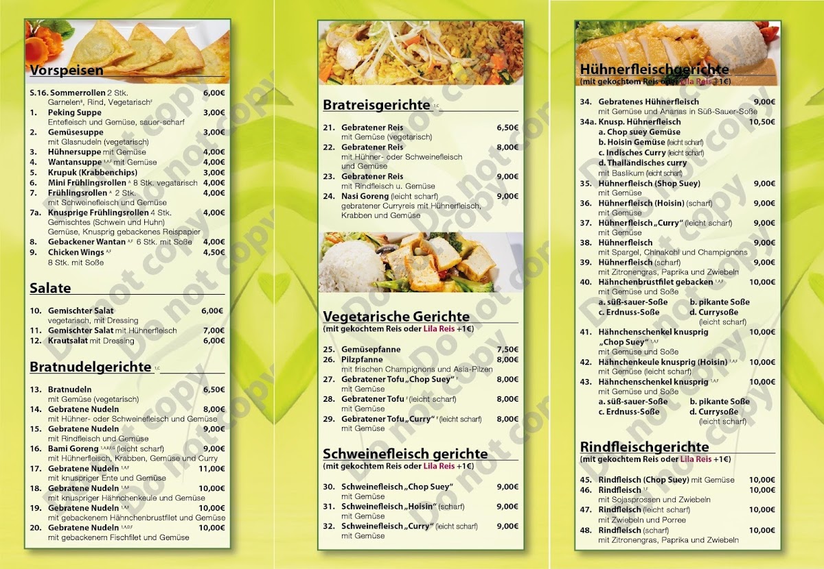 DAO ASIA FOOD Photo Menu 2