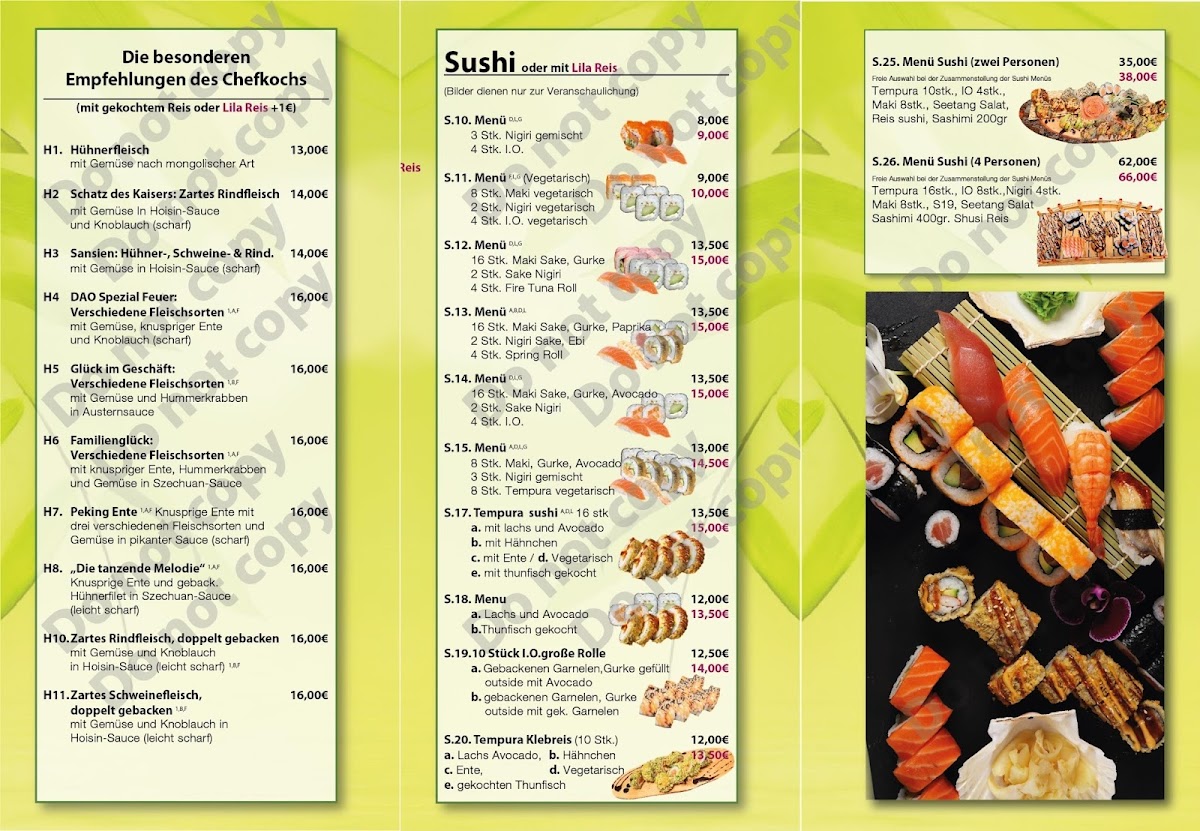 DAO ASIA FOOD Photo Menu 3