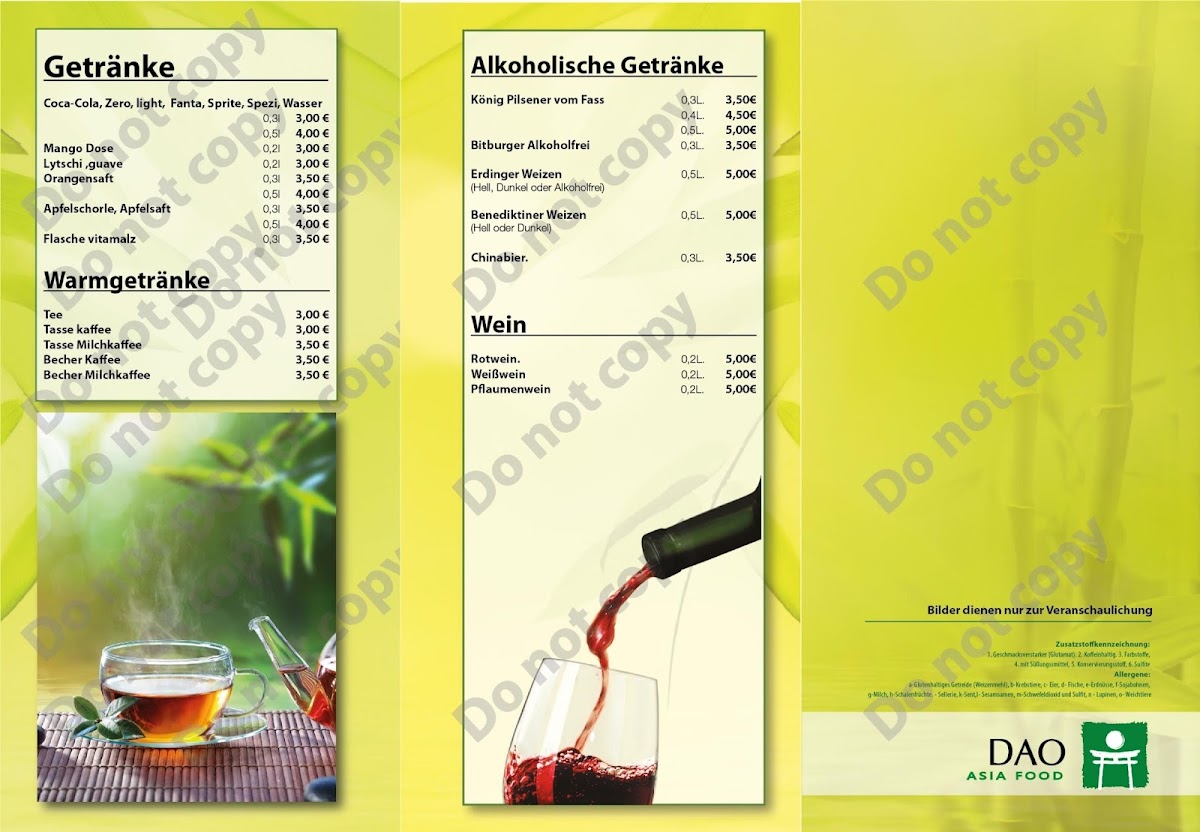 DAO ASIA FOOD Photo Menu 4