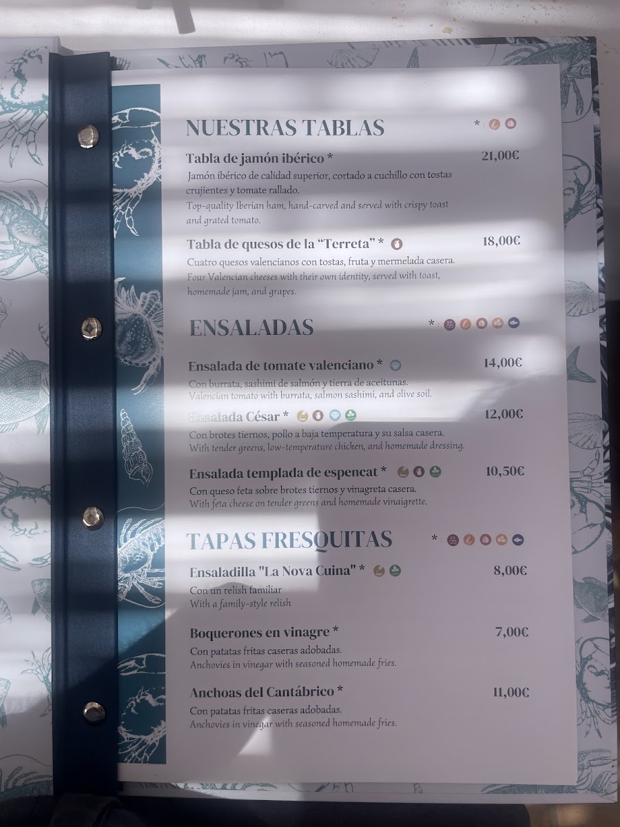 La Nova Cuina Photo Menu 2