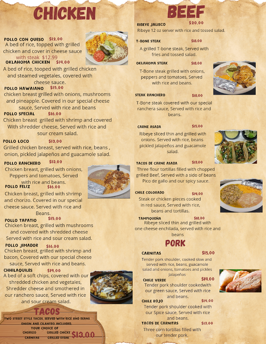 jimador Mexican grill Photo Menu 1
