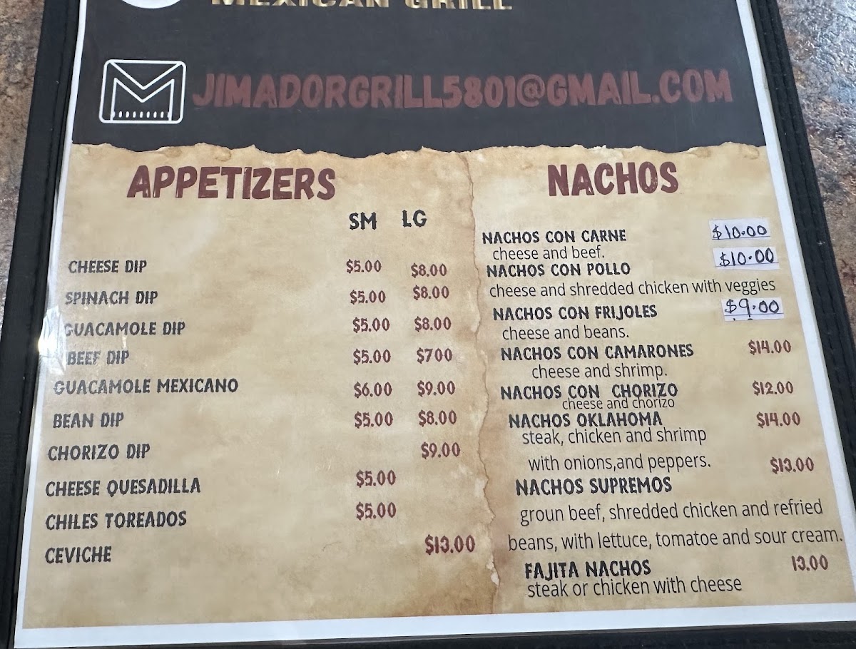 jimador Mexican grill Photo Menu 6