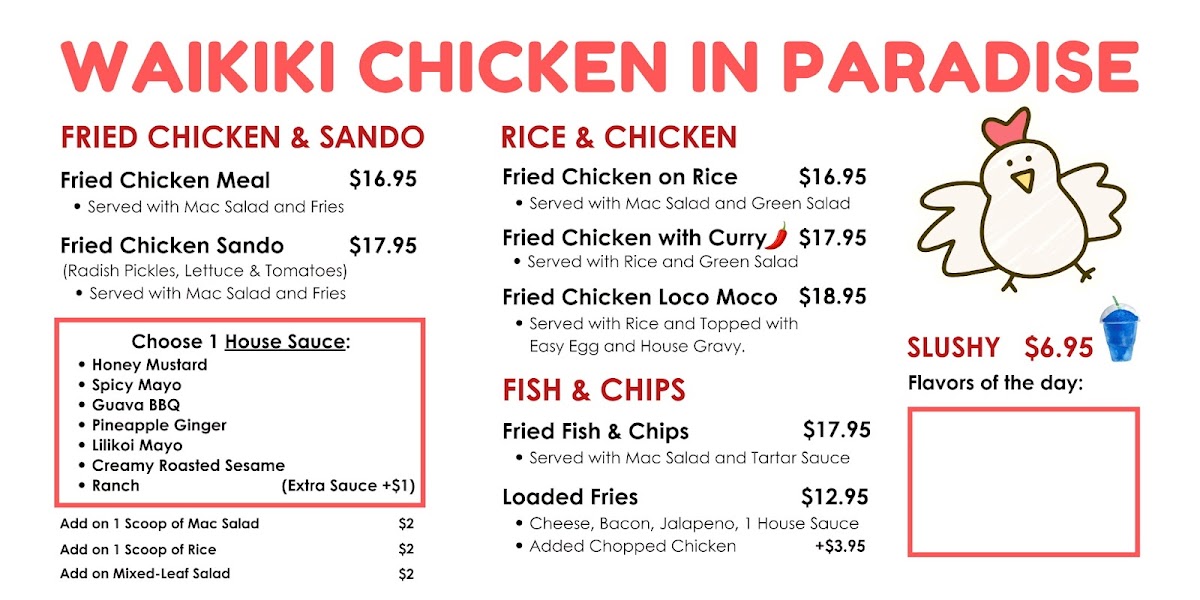 Waikiki Grill Photo Menu 2