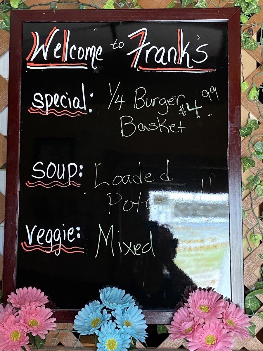 Frank's Restaurant Photo Menu 9