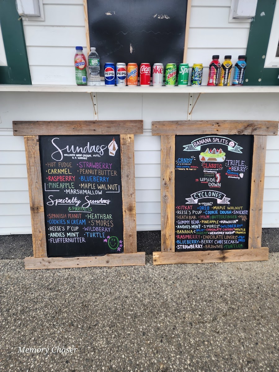 Smiley's Ice Cream Shoppe Photo Menu 1