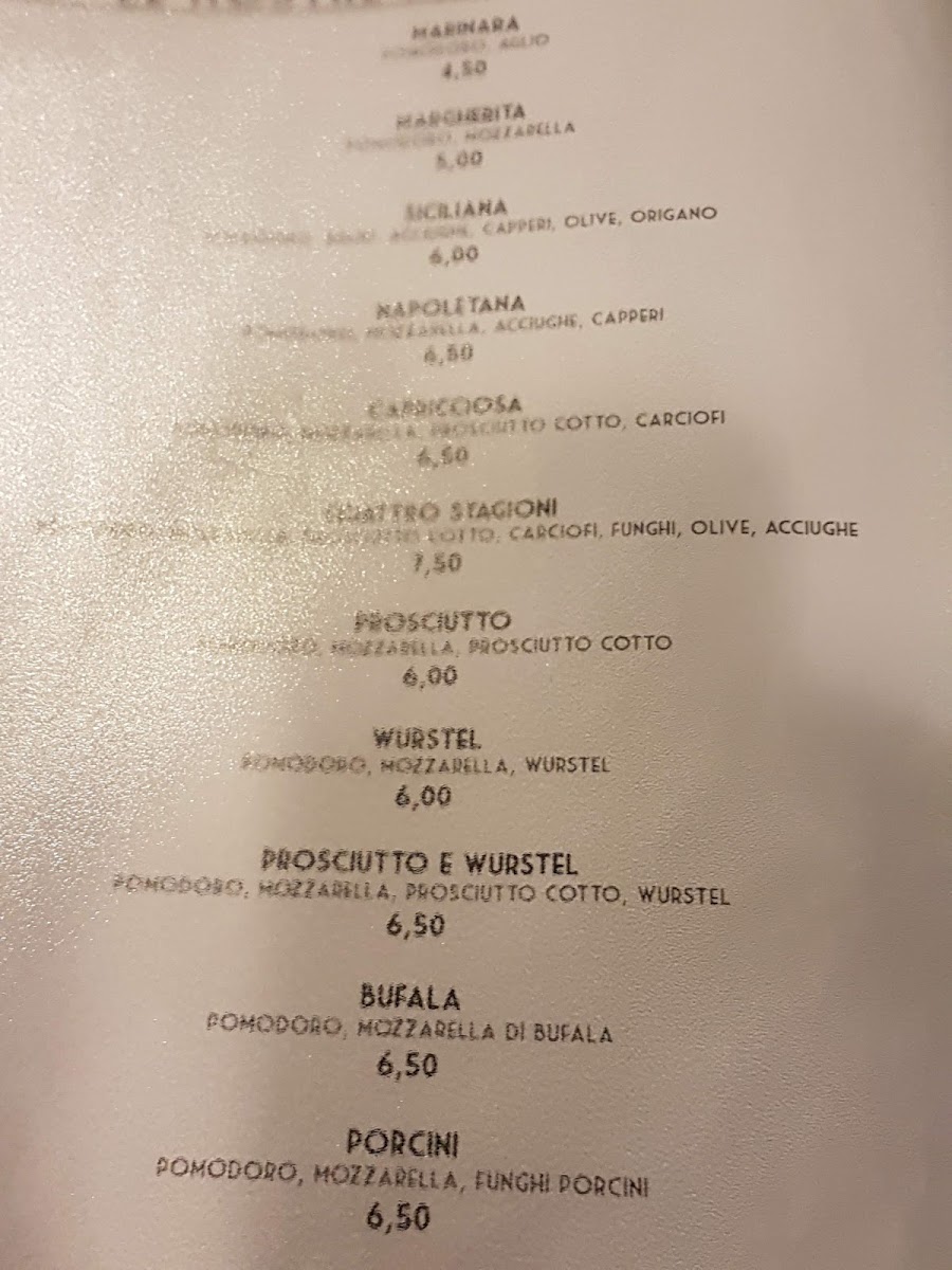 Pizzeria Ristorante Previna Photo Menu 1