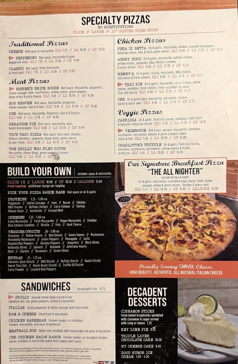 Bricks & Barley Pizza Photo Menu 3