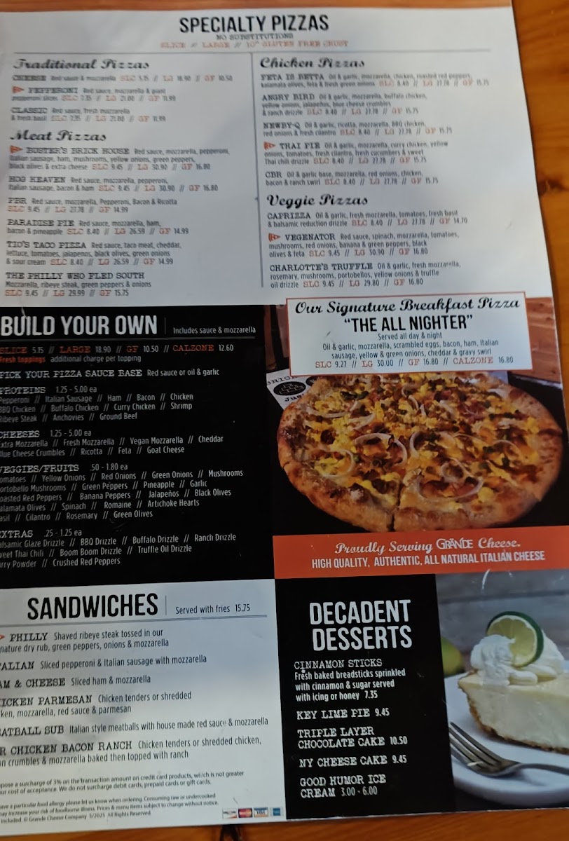 Bricks & Barley Pizza Photo Menu 9