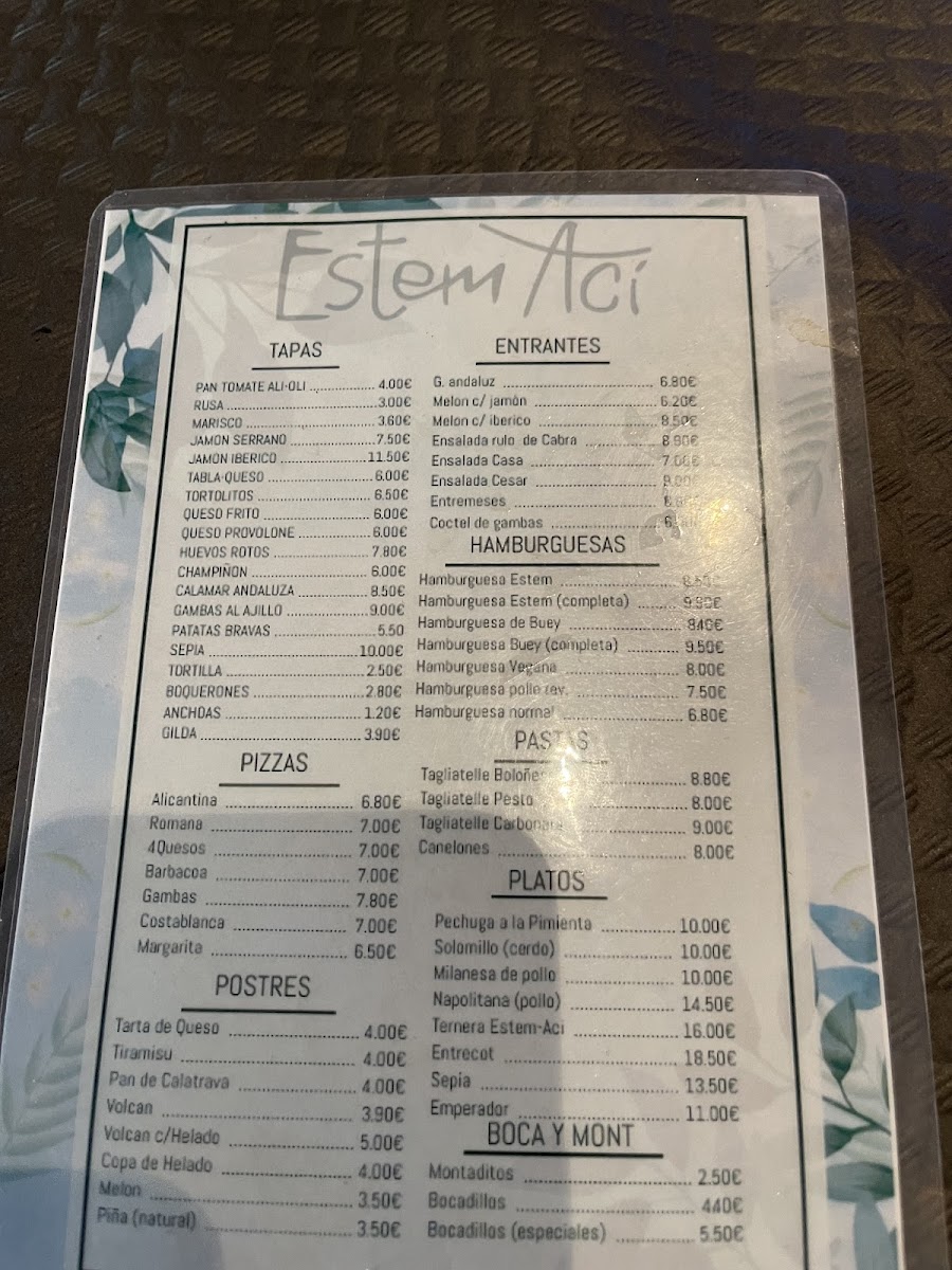 Restaurante Estem Ací ???? Photo Menu 2