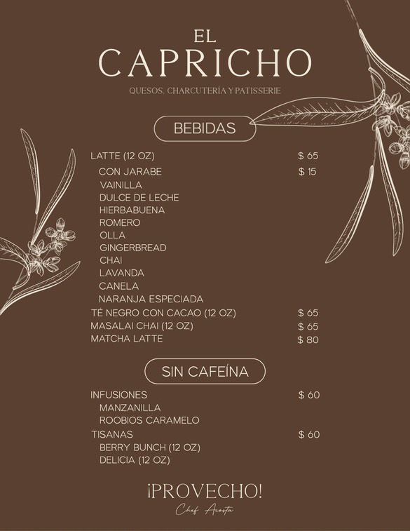 El Capricho by Chef Acosta Photo Menu 4