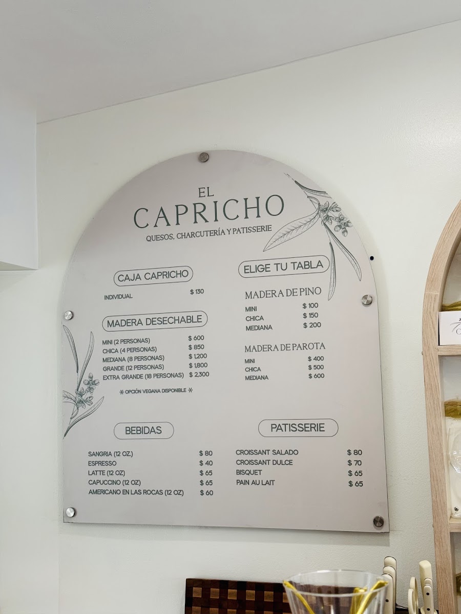 El Capricho by Chef Acosta Photo Menu 6