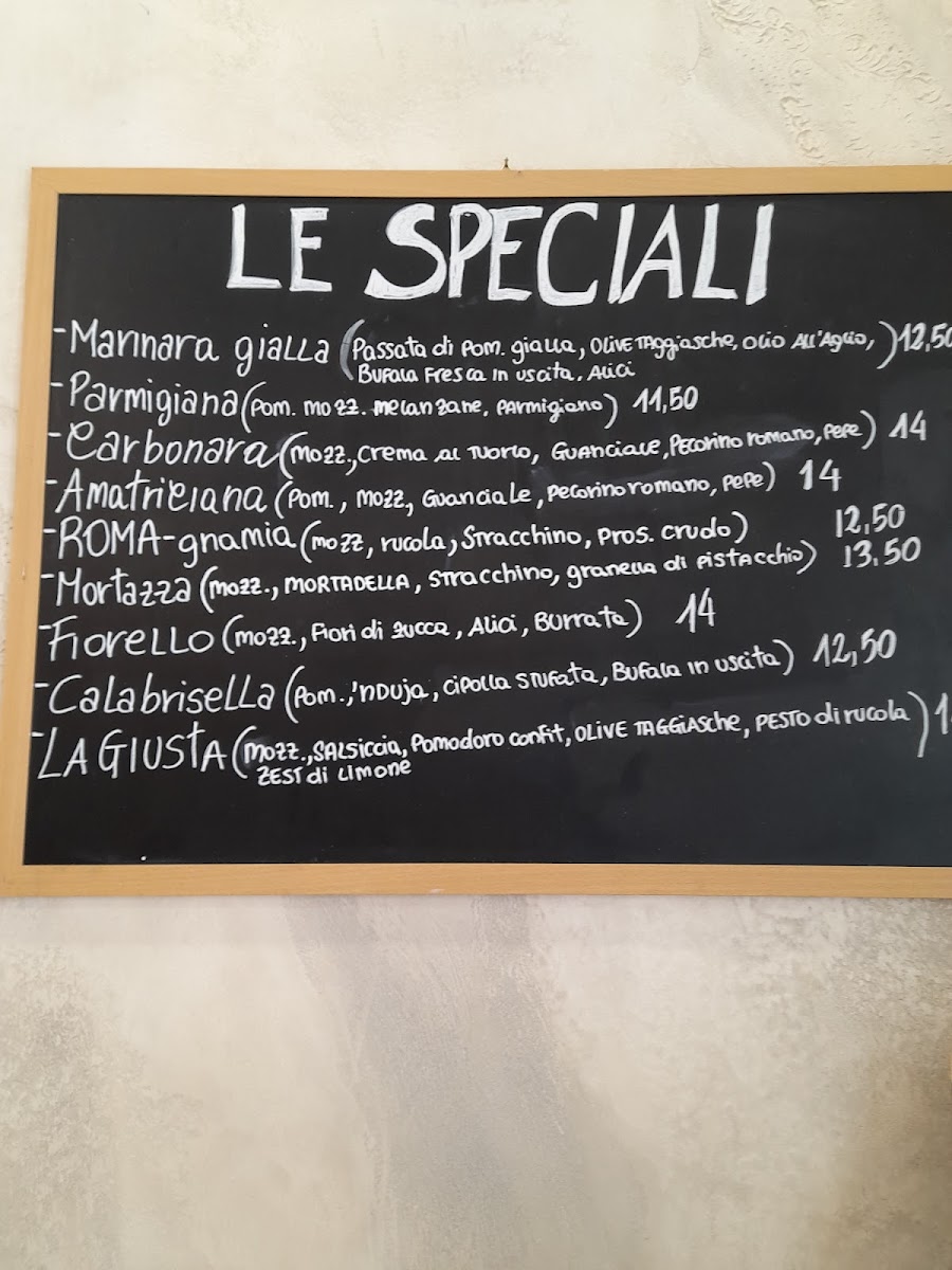 I'Posto Giusto Photo Menu 1