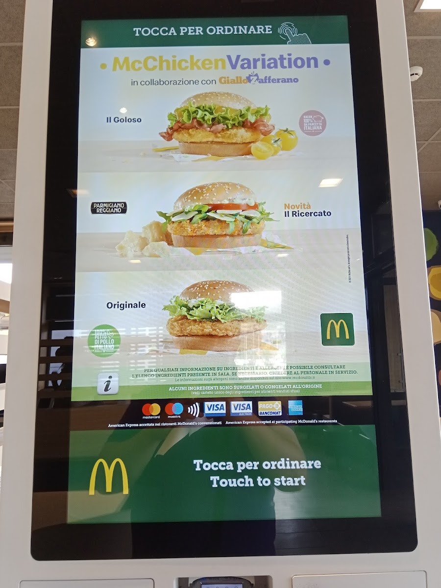 McDonald's Città di Castello Photo Menu 1