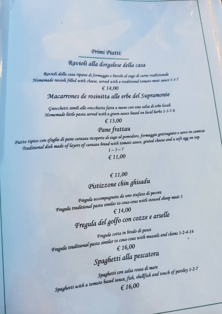 Hotel Ristorante Sant'Elene Photo Menu 3