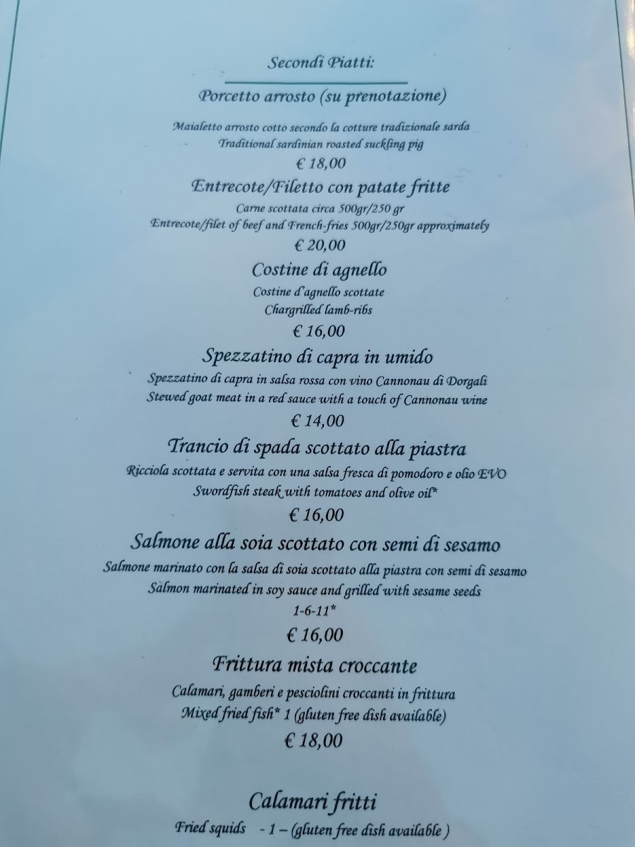 Hotel Ristorante Sant'Elene Photo Menu 6