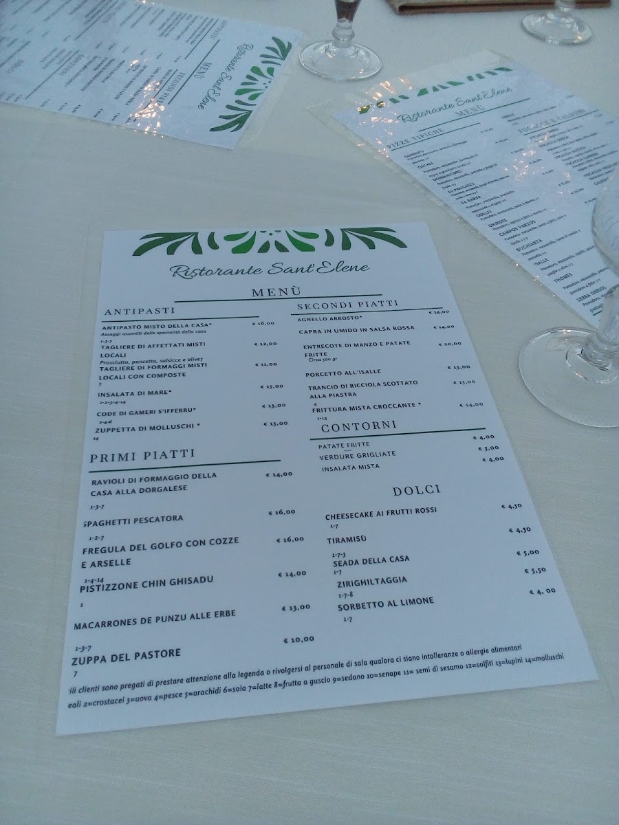 Hotel Ristorante Sant'Elene Photo Menu 9