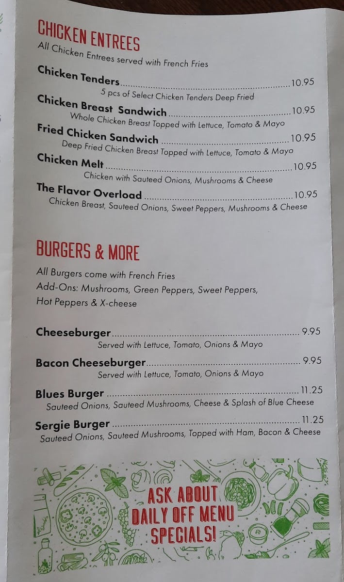Cartoni's Pizza Photo Menu 2