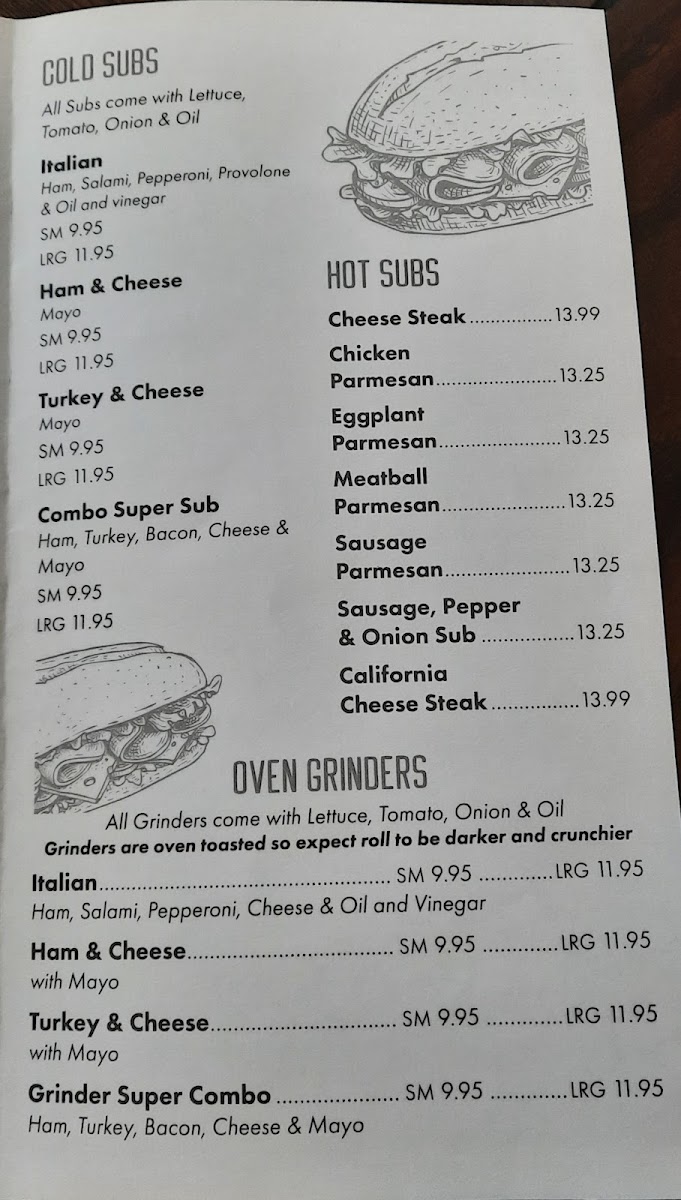 Cartoni's Pizza Photo Menu 3