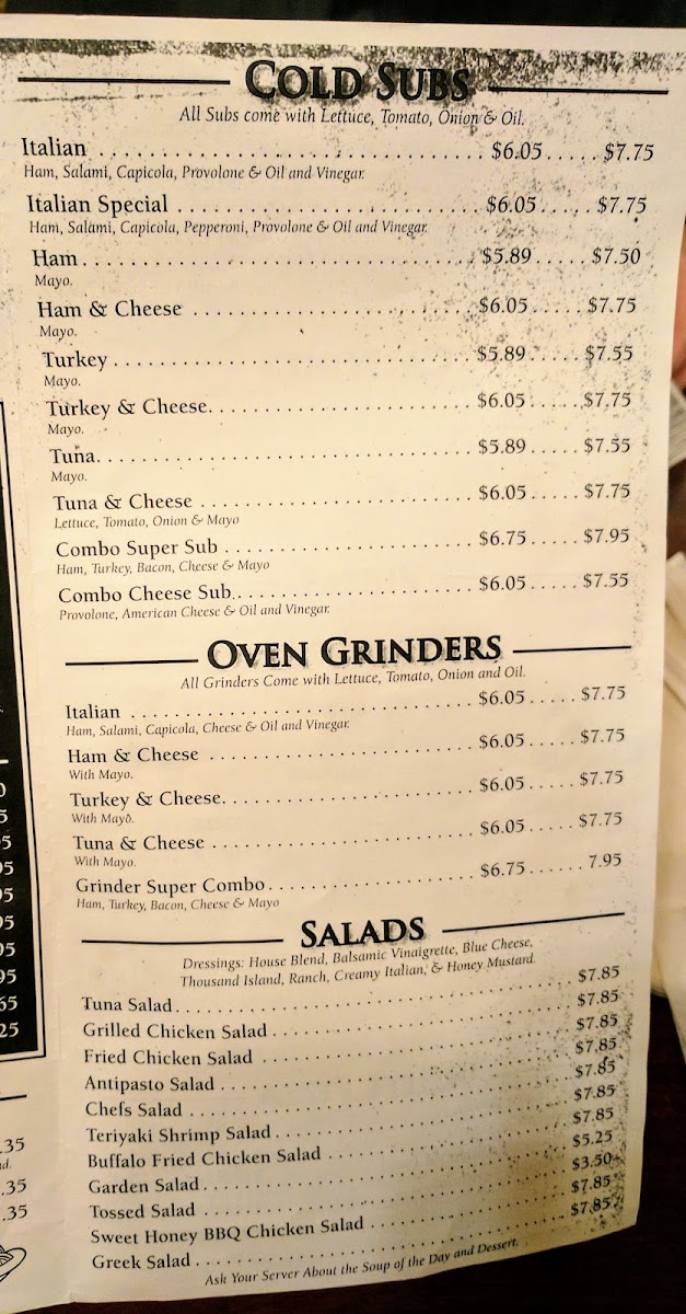 Cartoni's Pizza Photo Menu 7