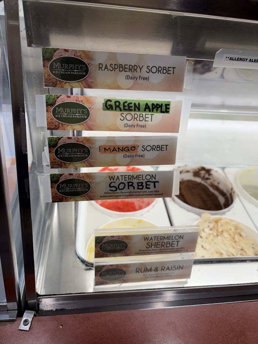 Murphy's Ice Cream Parlour Photo Menu 5