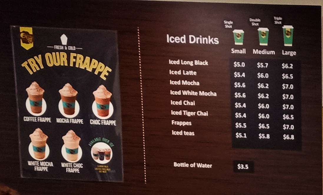 Coffee Bug Express Photo Menu 1