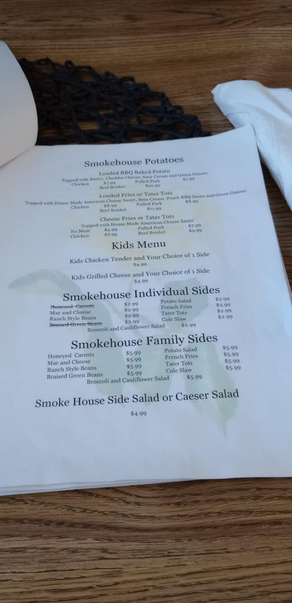 Yellow rose smokehouse Photo Menu 2