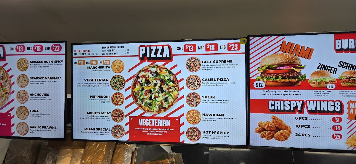 Miami Pizza Photo Menu 10