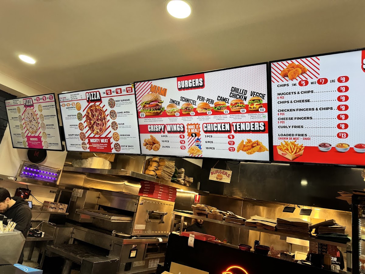 Miami Pizza Photo Menu 3