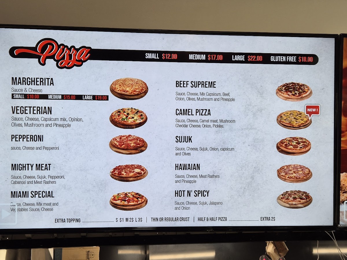 Miami Pizza Photo Menu 4
