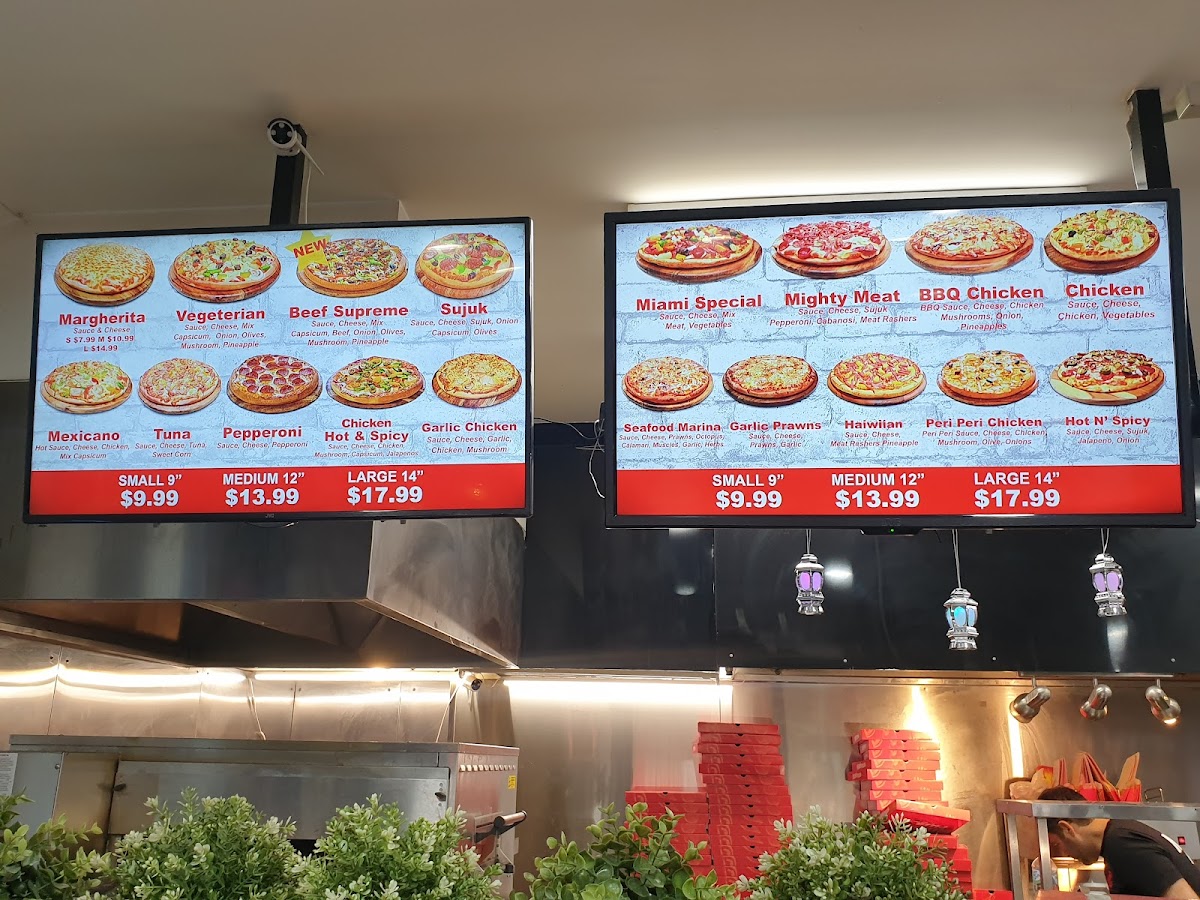 Miami Pizza Photo Menu 9