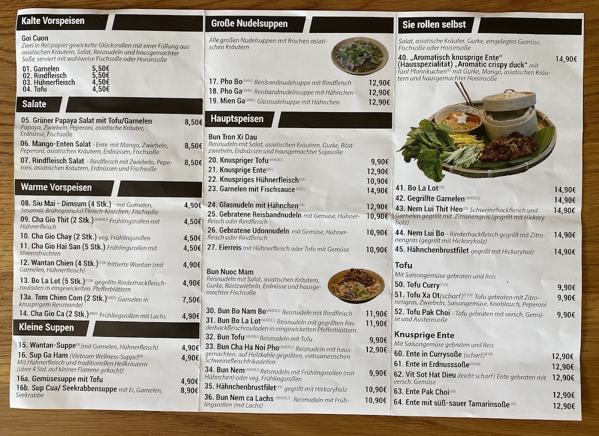 Ha Noi Pho Photo Menu 1