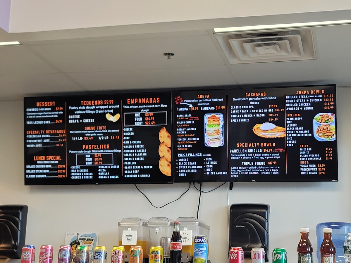 Tequeño World Photo Menu 1
