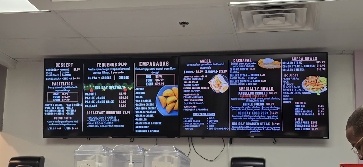 Tequeño World Photo Menu 2