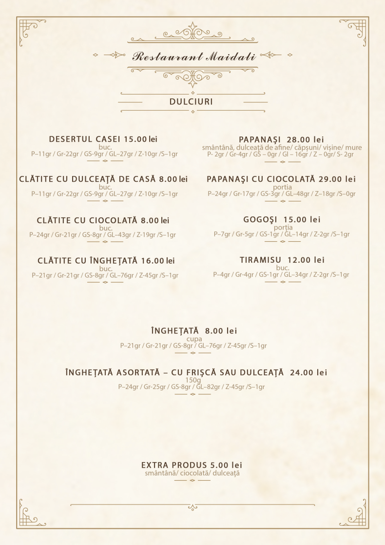 Maidali Restaurant Photo Menu 3