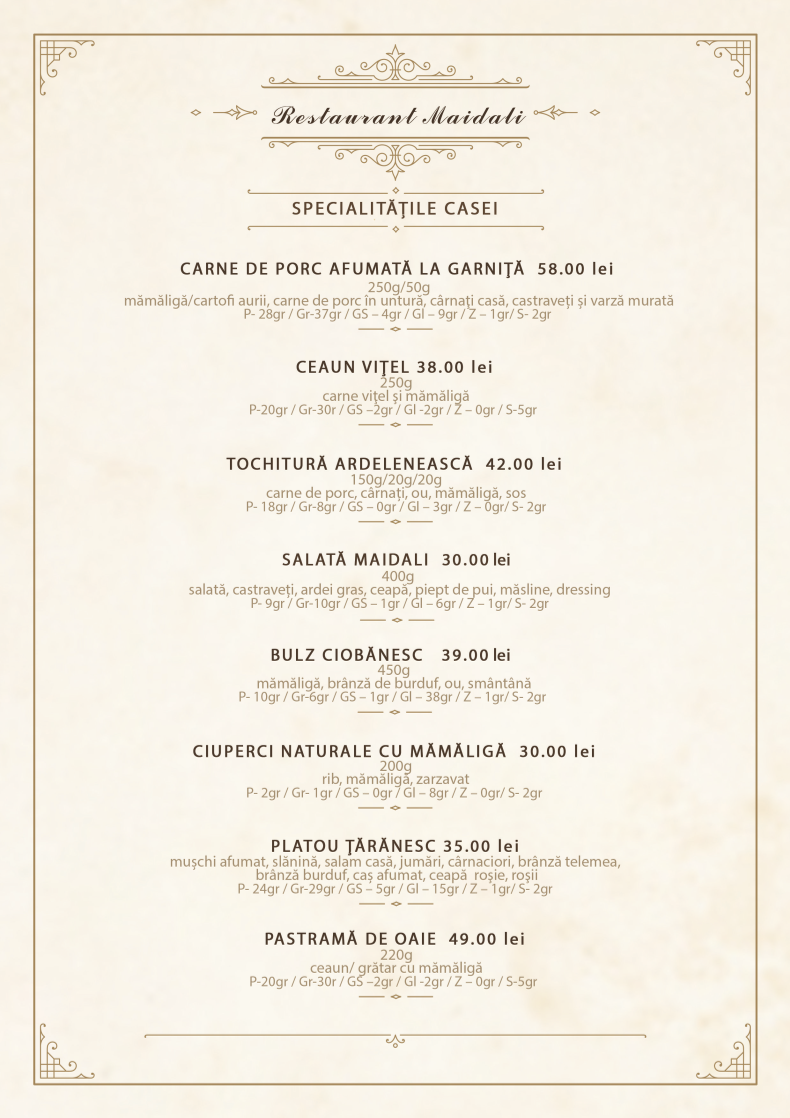 Maidali Restaurant Photo Menu 7