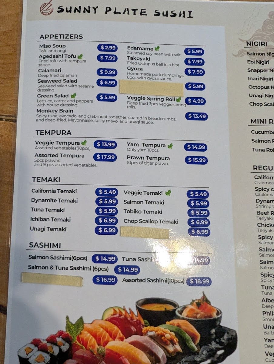 Sunny Plate Sushi Photo Menu 4