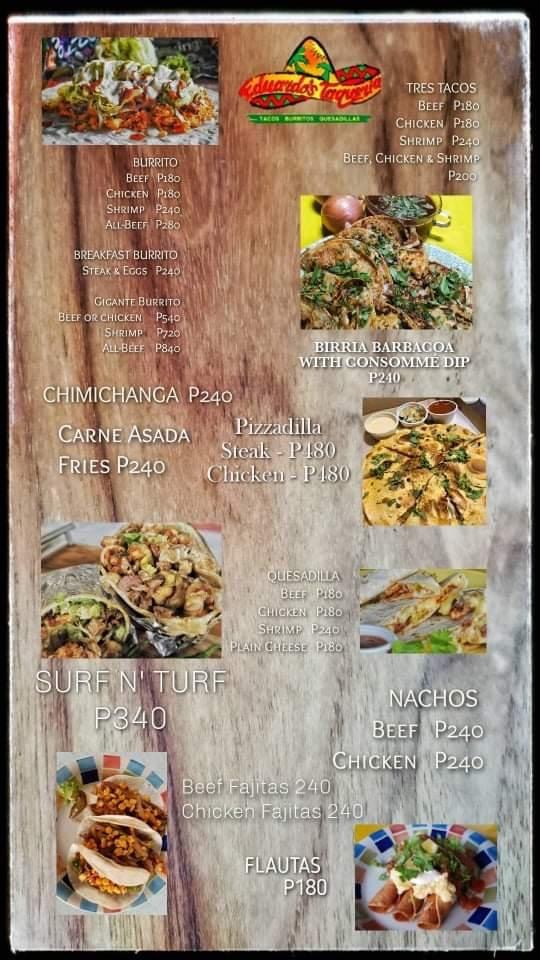 Eduardo's Taqueria Photo Menu 6