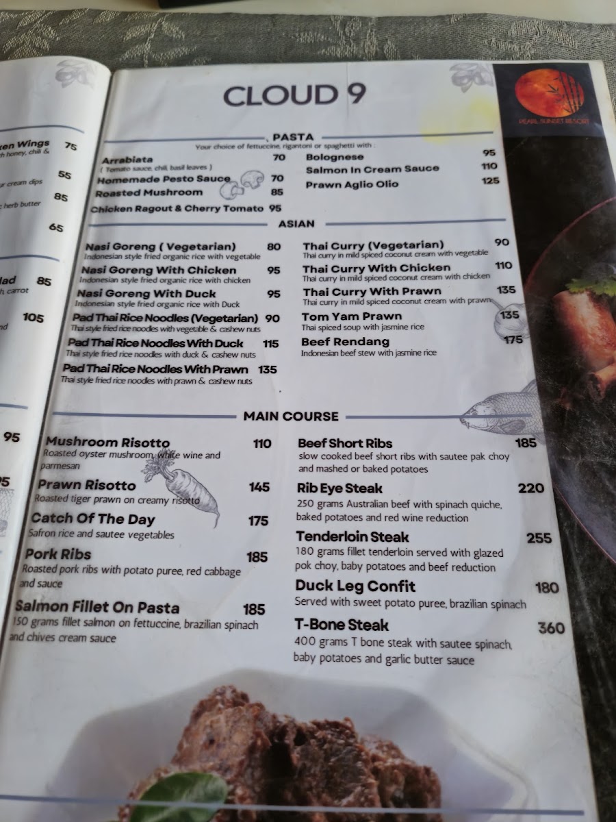 Cloud 9 Restaurant and Bar Photo Menu 8