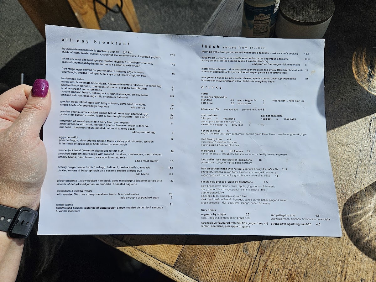 Lumberjack Photo Menu 1