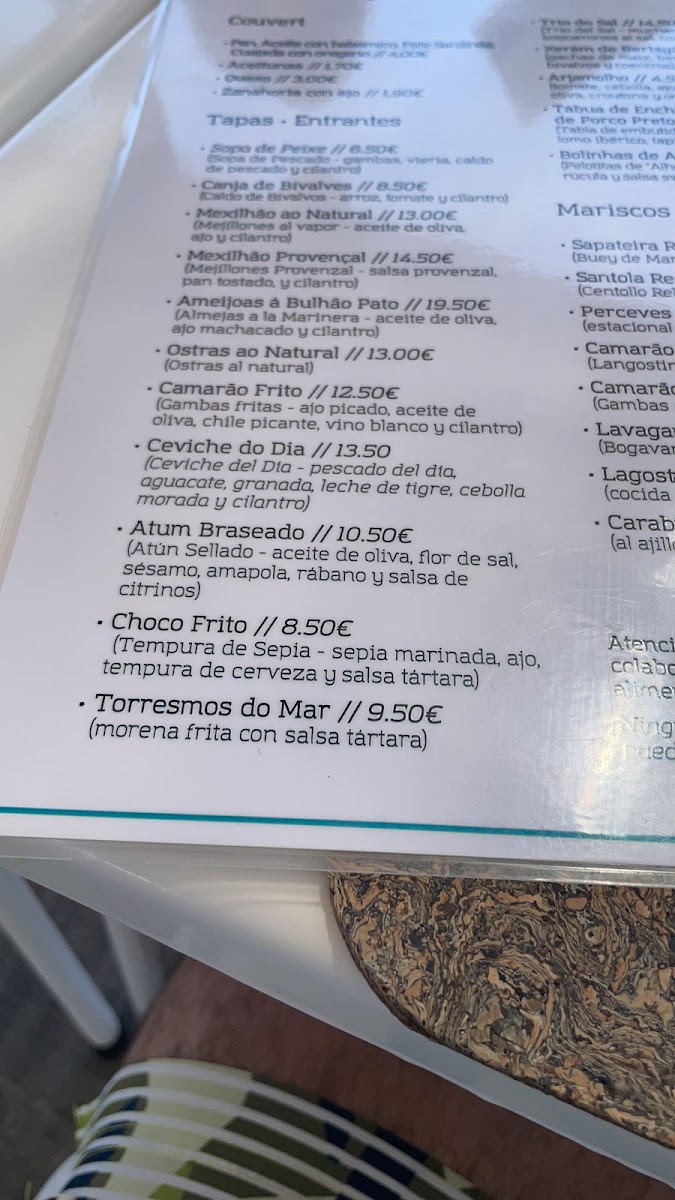 A Tasca Photo Menu 10