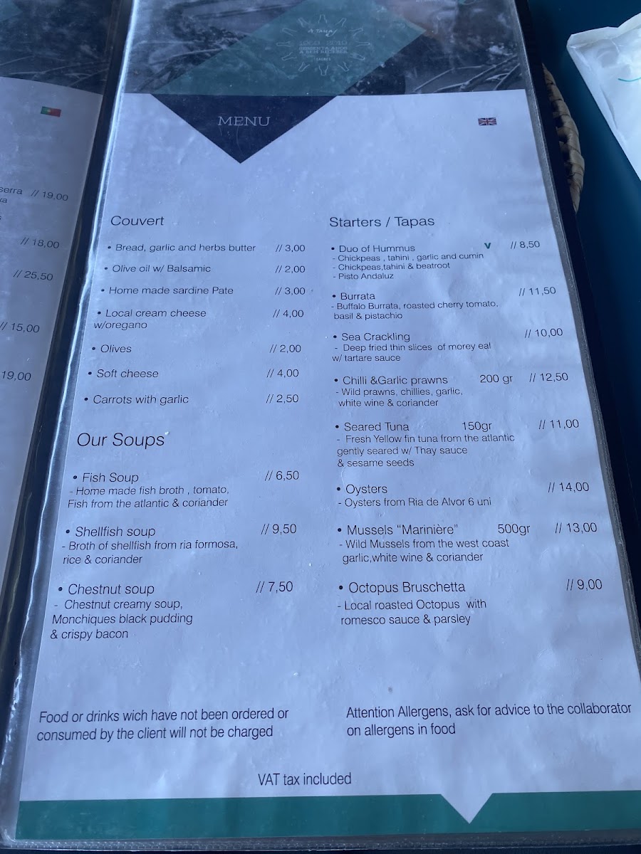 A Tasca Photo Menu 7