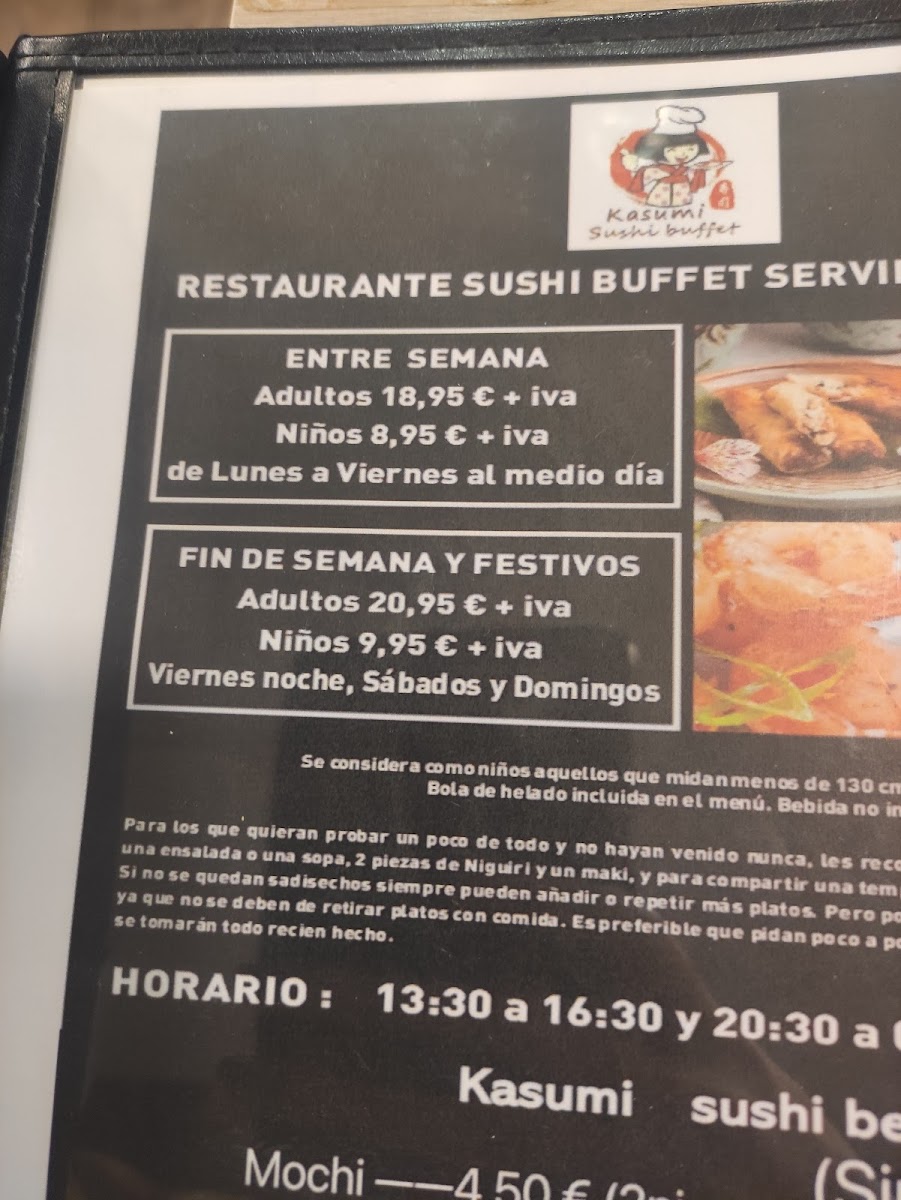 Kasumi Sushi Buffet Photo Menu 7