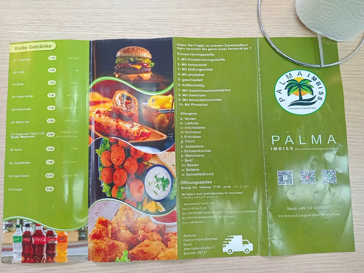 Palma Imbiss Photo Menu 2
