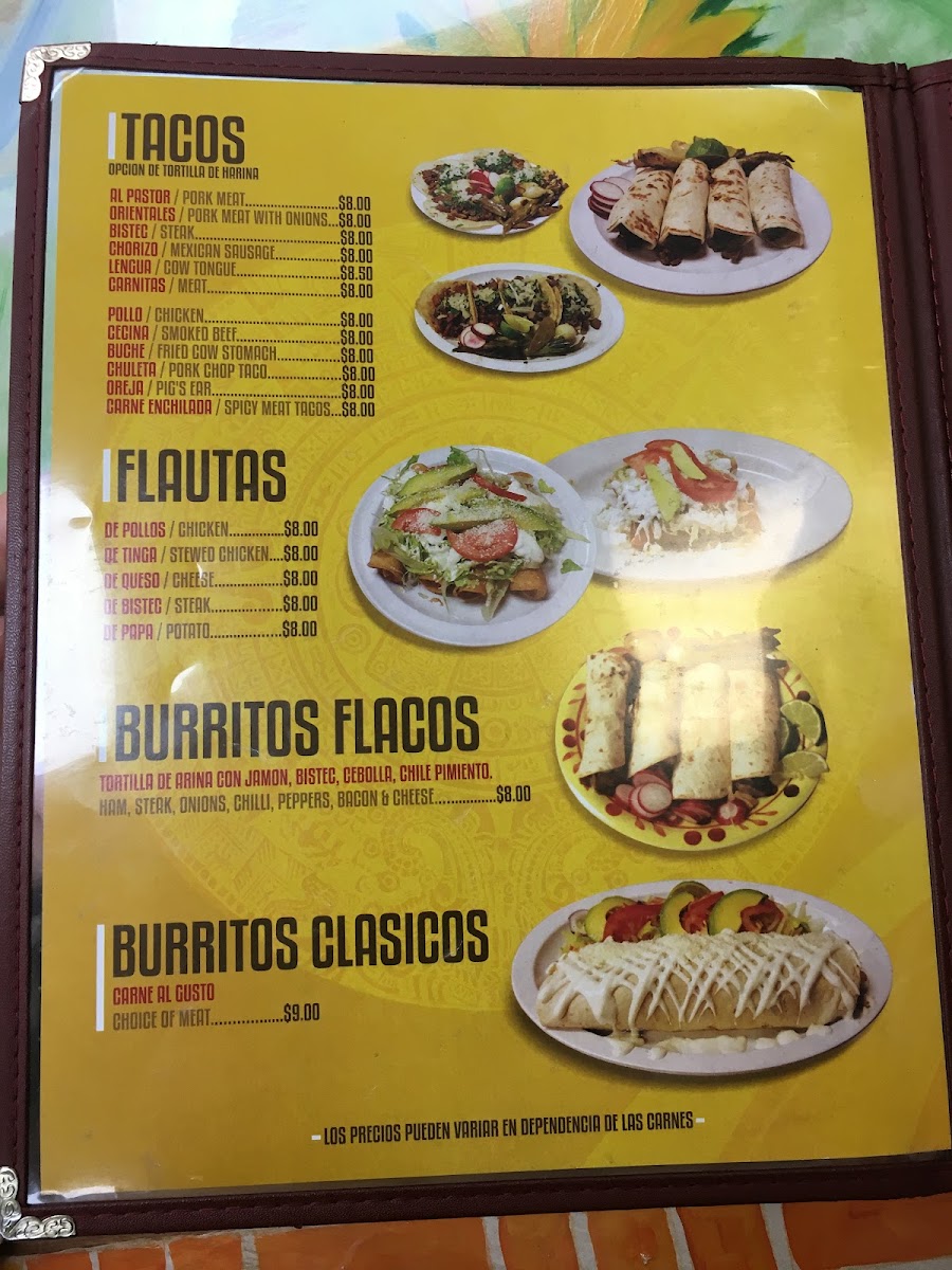 El Tio Taco Photo Menu 7