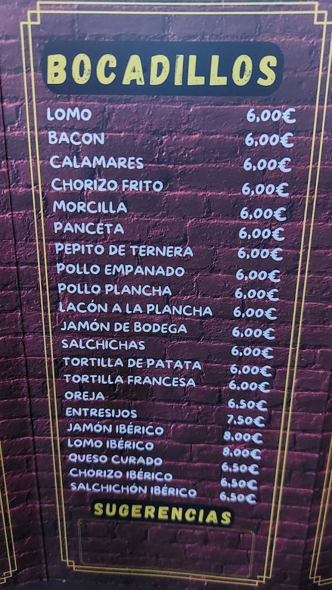 Bar restaurante El Aperitivo Photo Menu 1