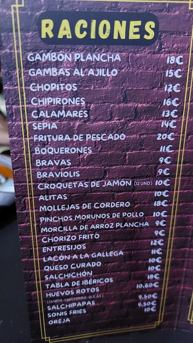 Bar restaurante El Aperitivo Photo Menu 3