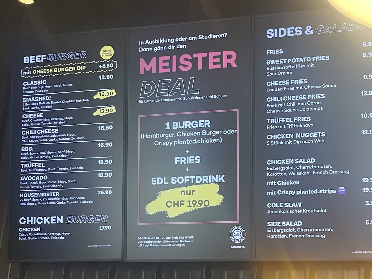 Burgermeister Enge Photo Menu 1