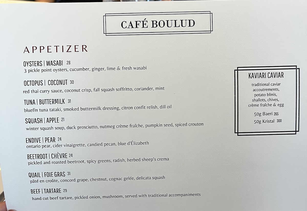 Café Boulud Photo Menu 3