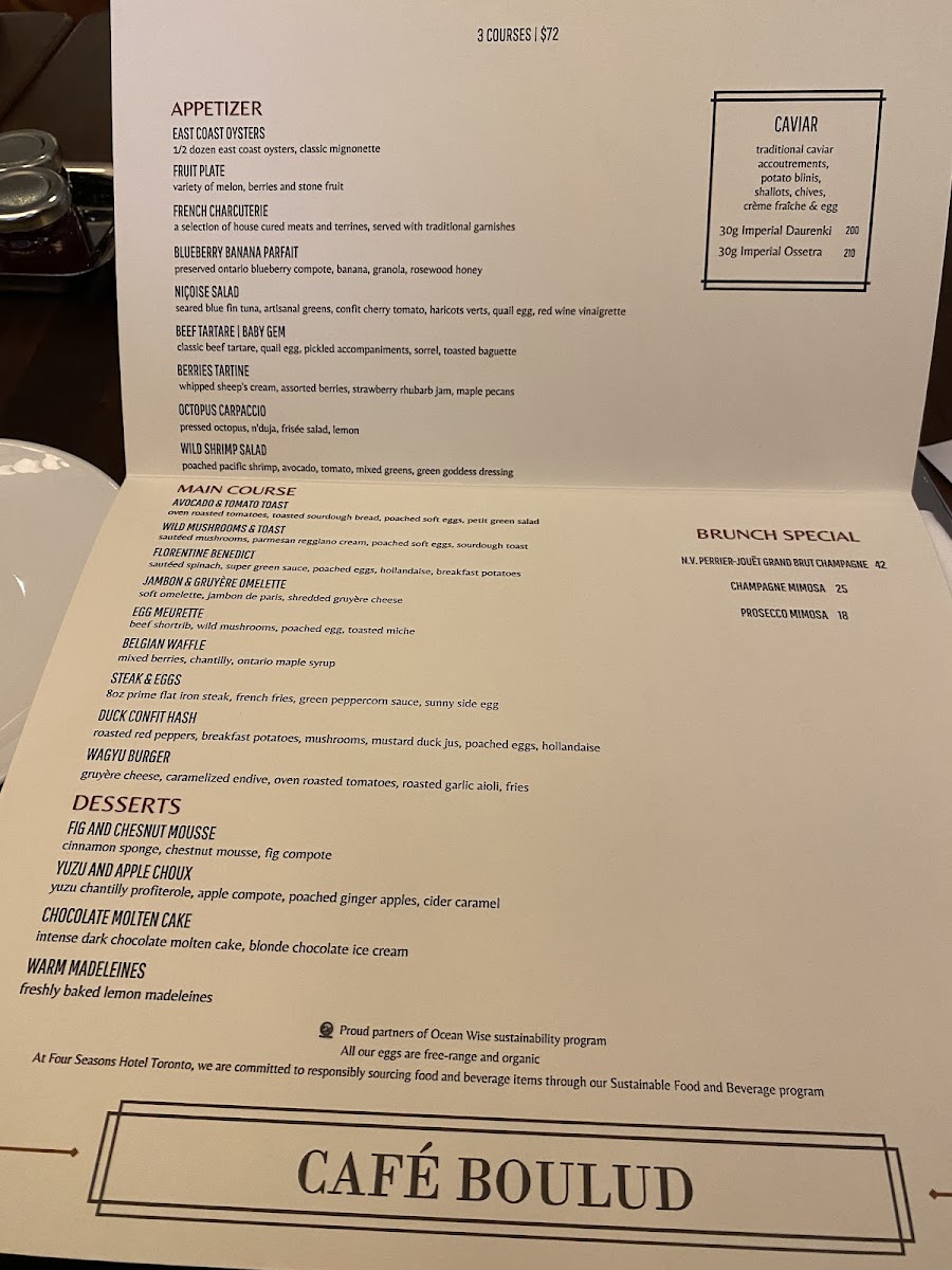 Café Boulud Photo Menu 4